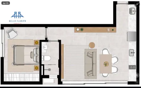 Apartamento com 1 Quarto à venda, 48m² no Ingleses do Rio Vermelho, Florianópolis