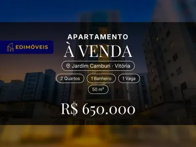 Apartamento com 2 Quartos à venda, 50m² no Jardim Camburi, Vitória