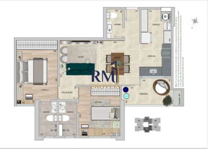 Apartamento com 2 Quartos à venda, 72m² no Barroca, Belo Horizonte