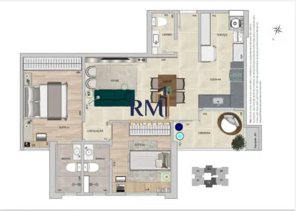 Apartamento com 2 Quartos à venda, 72m² no Barroca, Belo Horizonte