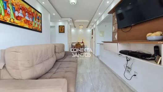 Apartamento com 2 Quartos à venda, 66m² no Vila Valença, São Vicente