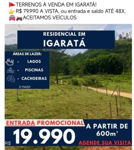 Lote/Terreno à venda, 600m² no Centro, Arujá
