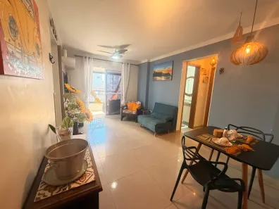 Apartamento com 1 Quarto para alugar, 46m² no Guilhermina, Praia Grande