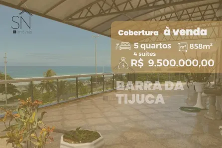 Cobertura com 5 Quartos à venda, 858m² no Barra da Tijuca, Rio de Janeiro