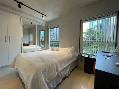 Flat com 1 Quarto para alugar, 70m² no Cidade Monções, São Paulo