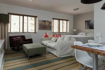 Flat com 1 Quarto para alugar, 40m² no Jardim Europa, São Paulo