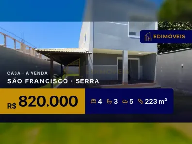 Casa com 4 Quartos à venda, 223m² no São Francisco, Serra