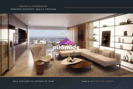 Apartamento com 4 Quartos à venda, 120m² no Condomínio Royal Park, São José dos Campos