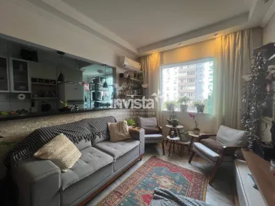 Apartamento com 2 Quartos para alugar, 82m² no José Menino, Santos