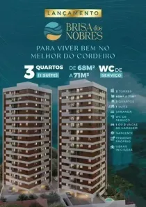Apartamento com 3 Quartos à venda, 68m² no Cordeiro, Recife