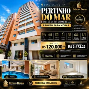 Apartamento com 2 Quartos à venda, 60m² no Ocian, Praia Grande