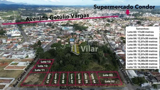 Lote/Terreno à venda, 360m² no Planta Araçatuba, Piraquara