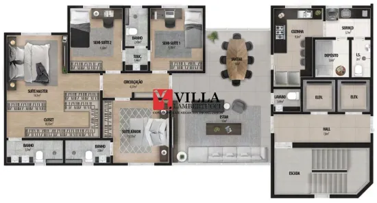 Cobertura com 4 Quartos à venda, 199m² no São Bento, Belo Horizonte