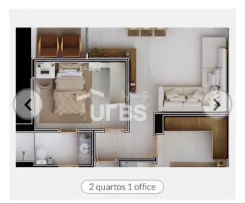 Apartamento com 2 Quartos à venda, 63m² no Residencial Parque Oeste, Goiânia