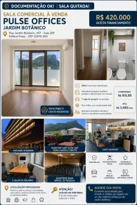 Sala Comercial para alugar, 23m² no Jardim Botânico, Rio de Janeiro