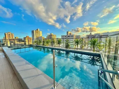 Apartamento com 2 Quartos para alugar, 82m² no Guilhermina, Praia Grande