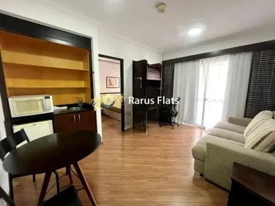 Flat com 1 Quarto para alugar, 33m² no Indianópolis, São Paulo