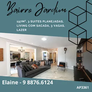 Apartamento com 3 Quartos à venda, 190m² no Campestre, Santo André