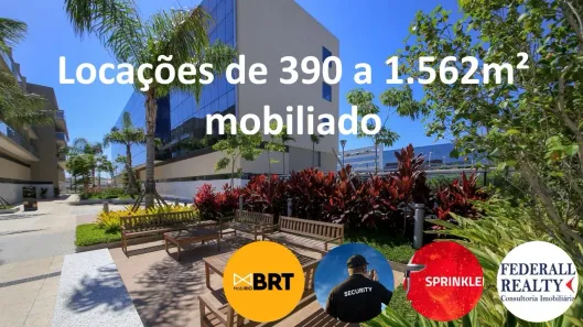 Sala Comercial para alugar, 1562m² no Barra da Tijuca, Rio de Janeiro