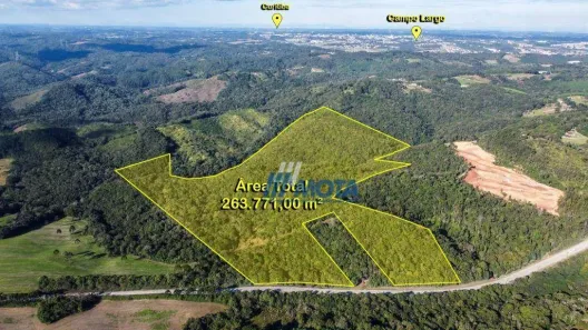 Fazenda/Sítio à venda, 263771m² no Itambezinho, Campo Largo