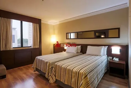 Flat com 1 Quarto para alugar, 28m² no Campo Belo, São Paulo