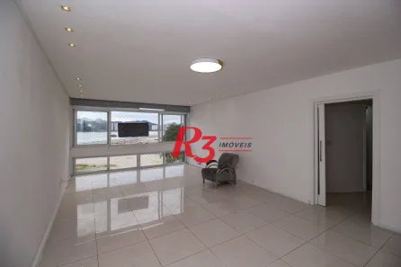 Apartamento com 3 Quartos para alugar, 179m² no José Menino, Santos