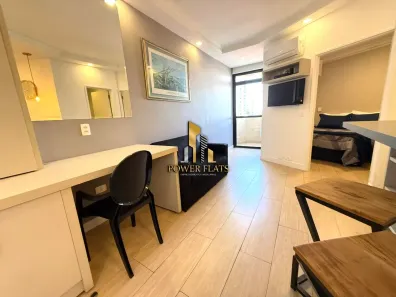 Apartamento com 1 Quarto para alugar, 38m² no Indianópolis, São Paulo