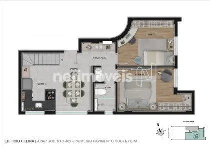 Cobertura com 2 Quartos à venda, 107m² no Boa Viagem, Belo Horizonte