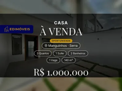 Casa com 3 Quartos à venda, 140m² no Manguinhos, Serra