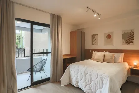 Apartamento com 1 Quarto para alugar, 25m² no Vila Buarque, São Paulo