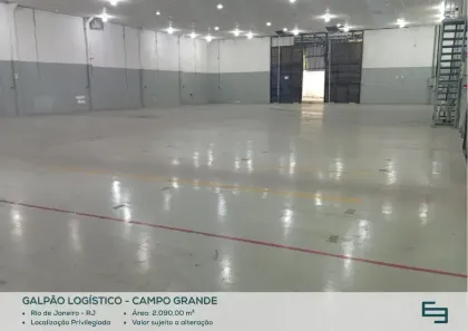Galpão/Depósito/Armazém para alugar, 2090m² no Campo Grande, Rio de Janeiro