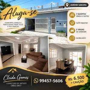 Casa com 3 Quartos para alugar, 280m² no Parque 10 de Novembro, Manaus