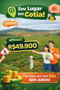 Lote/Terreno à venda, 500m² no Jardim Santa Izabel, Cotia