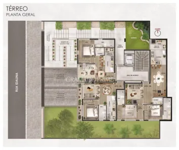 Apartamento com 1 Quarto à venda, 41m² no Térreo, Gramado