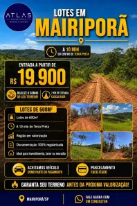Lote/Terreno à venda, 600m² no Terra Preta (Terra Preta), Mairiporã