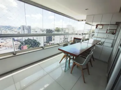 Apartamento com 4 Quartos para alugar, 170m² no Grajaú, Belo Horizonte