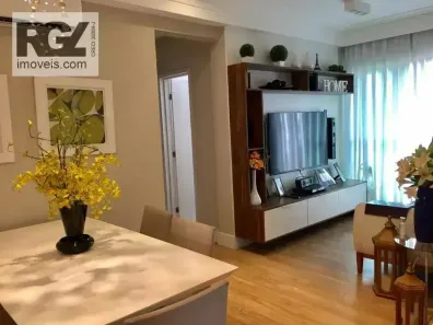 Apartamento com 2 Quartos para alugar, 67m² no Estuário, Santos