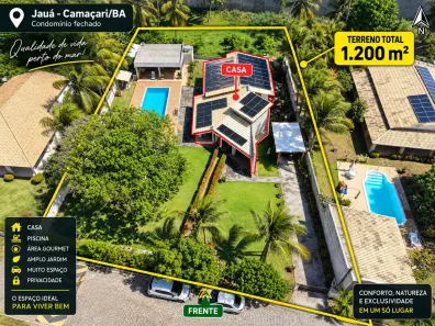Casa de Condomínio com 3 Quartos para venda ou aluguel, 150m² no Jauá (Abrantes), Camaçari