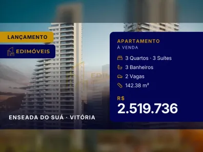 Apartamento com 3 Quartos à venda, 142m² no Enseada do Suá, Vitória