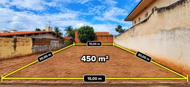 Lote/Terreno à venda, 450m² no Jardim Aclimação, São José do Rio Preto