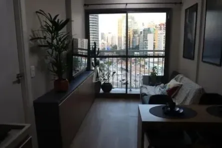Apartamento com 1 Quarto para alugar, 27m² no Vila Nova Conceição, São Paulo