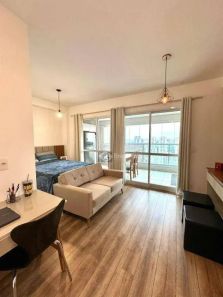 Flat com 1 Quarto para venda ou aluguel, 35m² no Santo Amaro, São Paulo