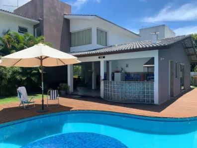 Casa de Condomínio com 4 Quartos para venda ou aluguel, 350m² no Catu de Abrantes (Abrantes), Camaçari