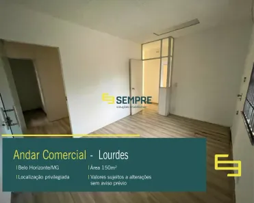Imóvel Comercial para alugar, 150m² no Lourdes, Belo Horizonte