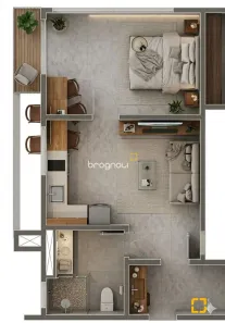 Apartamento com 1 Quarto à venda, 38m² no Santo Antônio de Lisboa, Florianópolis