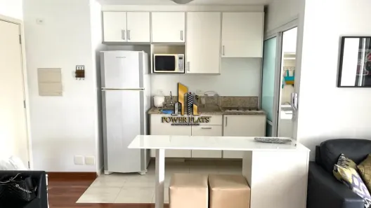 Flat com 1 Quarto para alugar, 56m² no Cidade Monções, São Paulo