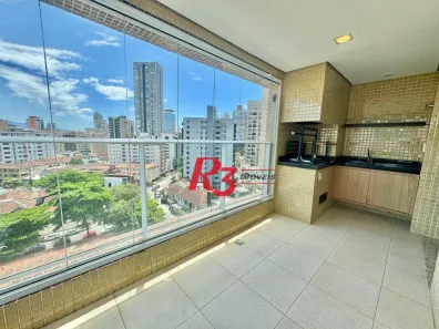 Apartamento com 3 Quartos à venda, 117m² no Gonzaga, Santos