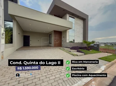 Casa de Condomínio com 3 Quartos à venda, 180m² no Quinta do Lago - Lac Léman, São José do Rio Preto