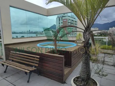 Cobertura com 2 Quartos para alugar, 172m² no Humaitá, Rio de Janeiro