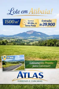 Lote/Terreno à venda, 1500m² no Centro, Atibaia